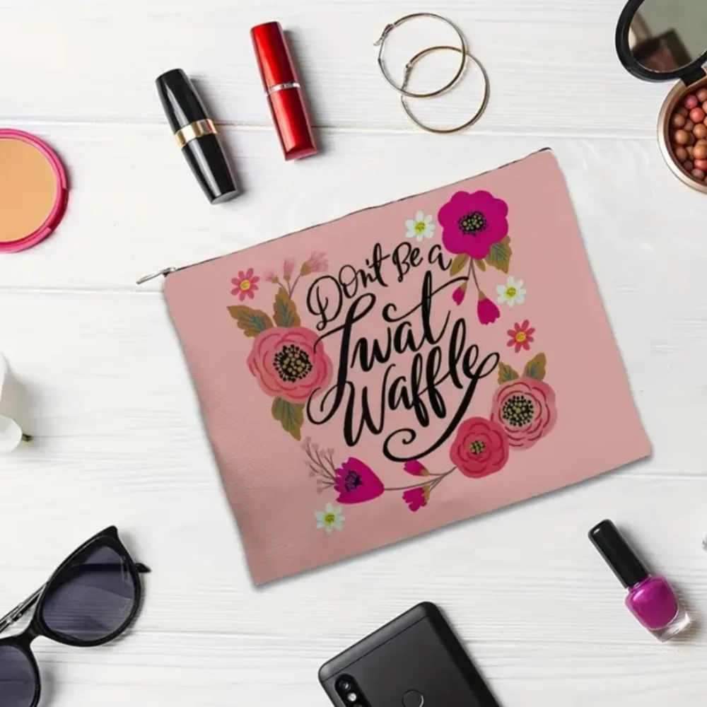 Tw@t waffle Cosmetic Case